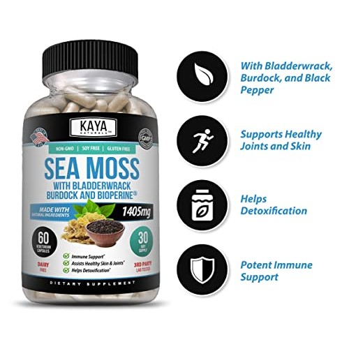 Kaya Naturals Sea Moss | Joint Supplement for Men and Women | wit...