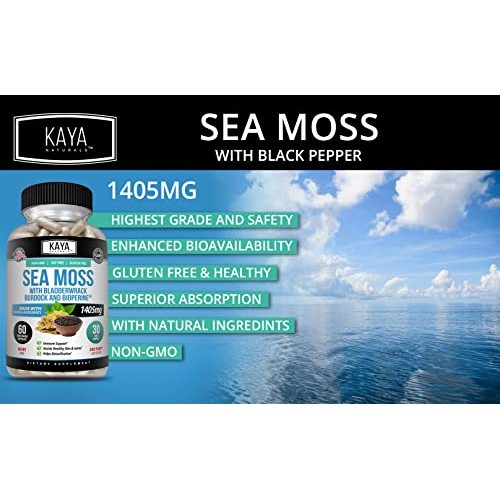 Kaya Naturals Sea Moss | Joint Supplement for Men and Women | wit...