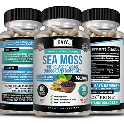 Kaya Naturals Sea Moss | Joint Supplement for Men and Women | wit...