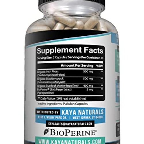 Kaya Naturals Sea Moss | Joint Supplement for Men and Women | wit...