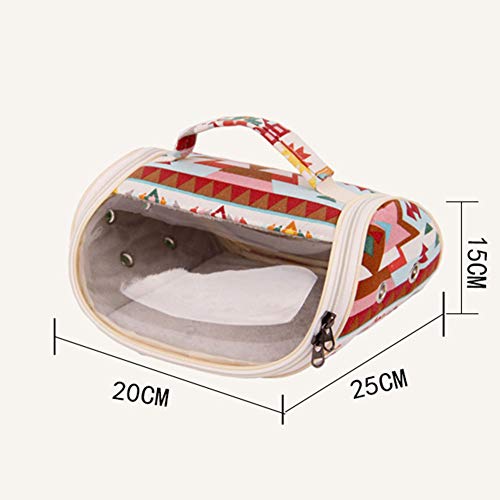 Bird Carrier Bag Small Pet Portable Breathable Outgoing Bag for P...