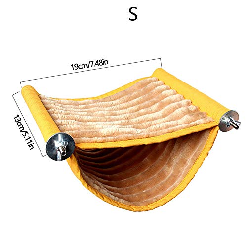 Bird Nest House Hanging Hammock Bed Toy for Pet Parrot Parakeet C...