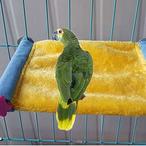Winter Warm Bird Nest House Hut Bed Hammock Toy for Pet Parrot Pa...