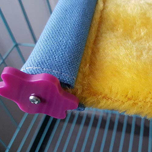 Winter Warm Bird Nest House Hut Bed Hammock Toy for Pet Parrot Pa...