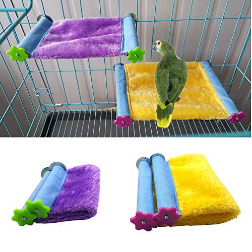 Winter Warm Bird Nest House Hut Bed Hammock Toy for Pet Parrot Pa...