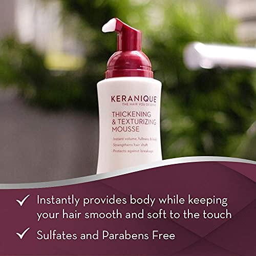 Keranique Hair Thickening Texturizing Mousse and Lift and Repair ...