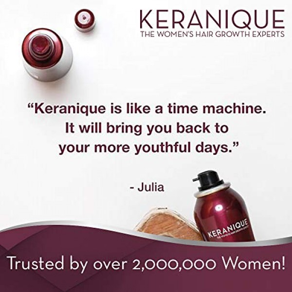 Keranique Keratin Shampoo for Dry Thinning Hair, Sulfates/Paraben...