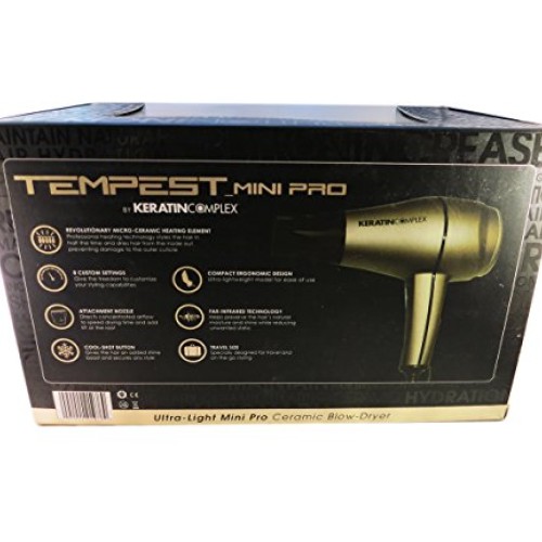 Keratin Complex Tempest Mini Pro Ultra-Light Ceramic Blow Dryer