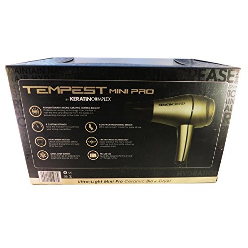 Keratin Complex Tempest Mini Pro Ultra-Light Ceramic Blow Dryer