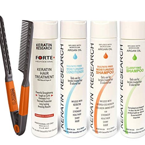 Forte Plus Extra Strength Brazilian Keratin Hair Treatment Profes...