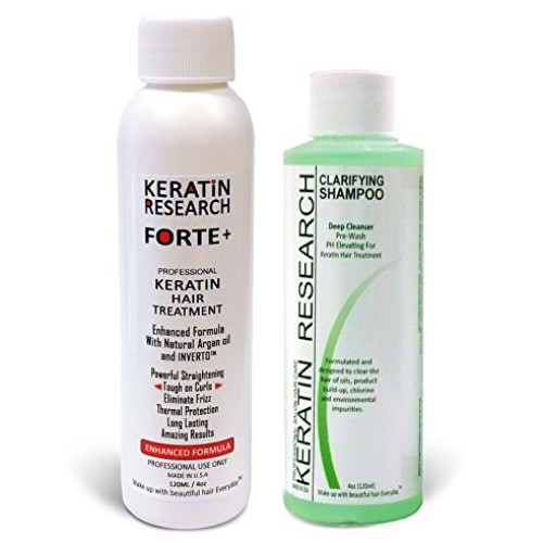 Keratina Forte Brasilera por 120ml Con Champú Clarificante, Moroc...