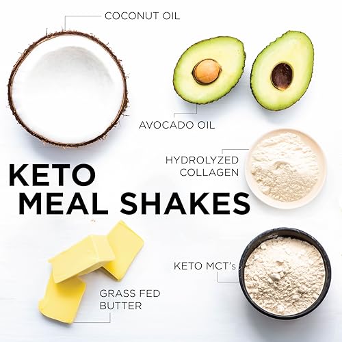 Keto Science Ketogenic Meal Shake, Energy Boosting MCTs, Supports...