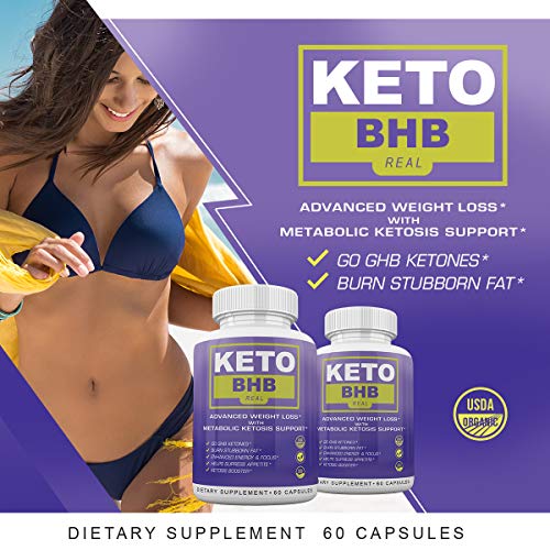 Keto BHB Real - Advanced Weight Loss with Metabolic Ketosis Suppo...