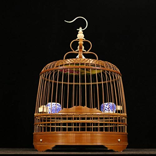 KGDC Bird Cage Lightweight Bird Carrier, Bird Feeding Cage - Brea...