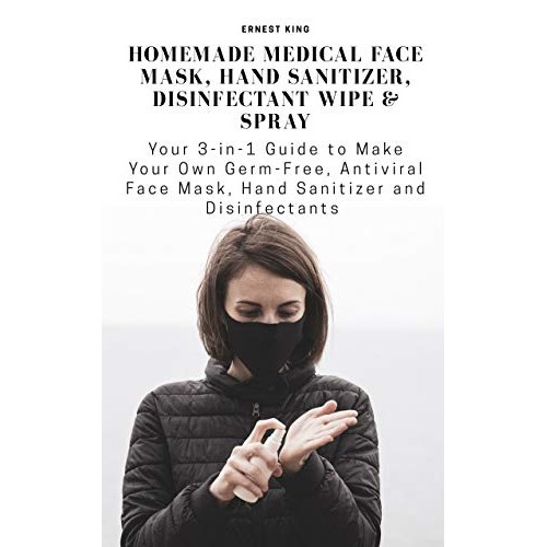 Diy homemade medical face mask, hand sanitizer, disinfectant wipe...
