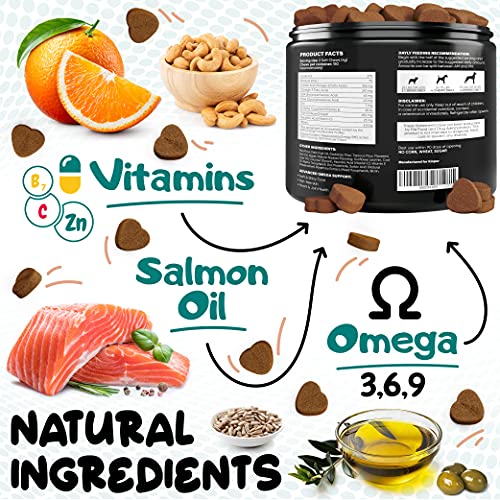 Kinpur Omega Fish Oil for Dogs - Itch Relief for Dogs and Anti-Sh...