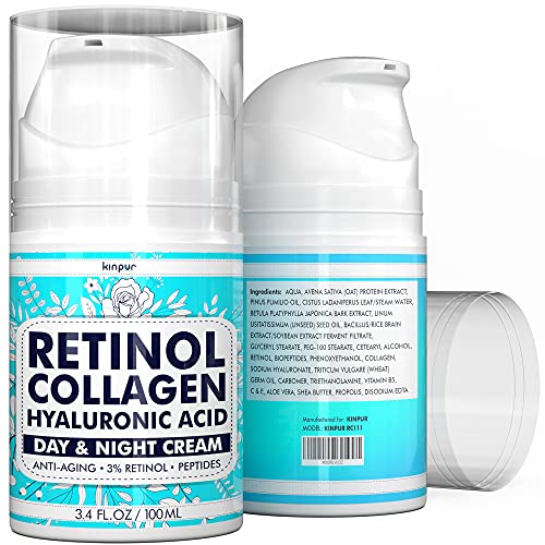 Retinol Cream for Face - Helps Reduce Wrinkles, Fine Lines, Dryne...