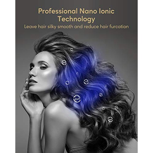 KIPOZI 1875W Hair Dryer, Negative Ionic Blow Dryer, Salon Grade P...