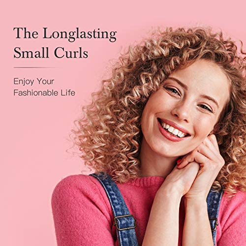 KIPOZI Thin Curling Wand, 3/10 Inch Small Curling Wand for Short ...