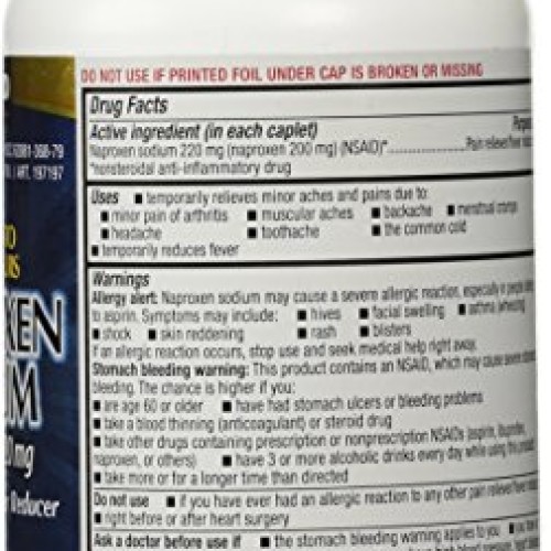 Cos13 Kirkland Signature Extra Strength Naproxen Sodium 220mg Las...