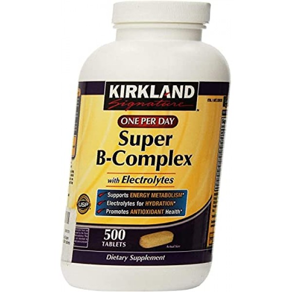 Kirkland Signature One Per Day Super B-Complex with Electrolytes,...