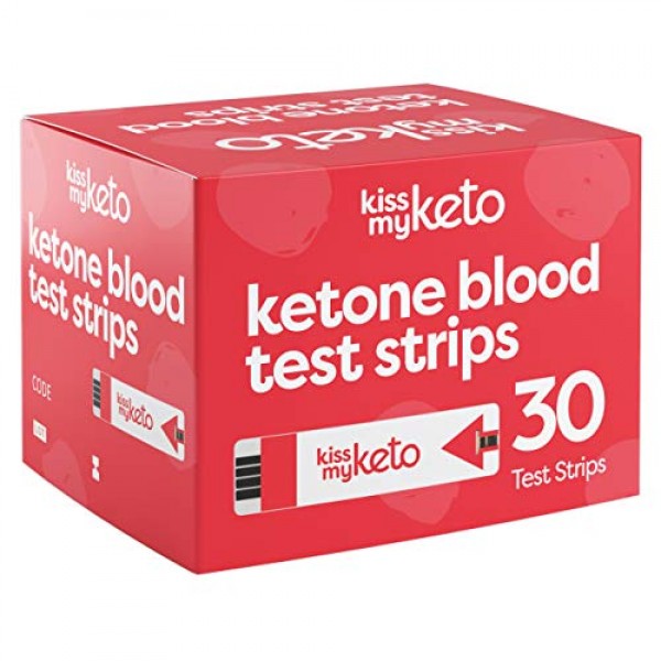 Kiss My Keto Blood Test Strips — 30x Blood Ketone Strips for KMK ...