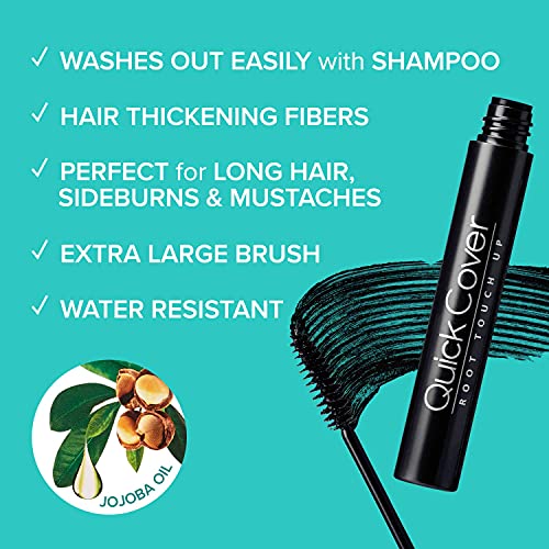 Kiss Colors Quick Cover Gray Hair Touch Up Brush Jet Black BGC04 ...