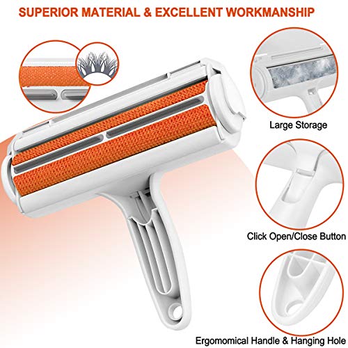 KIY Lint Roller, Pet Hair Remover, Pet Fur Roller, Cat Dog Fur Br...