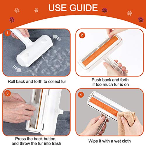 KIY Lint Roller, Pet Hair Remover, Pet Fur Roller, Cat Dog Fur Br...