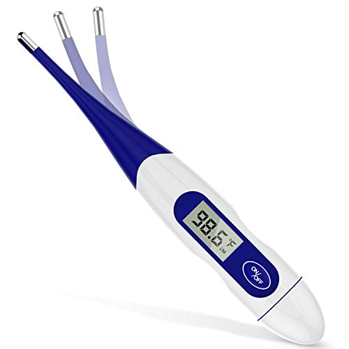 Oral Thermometer Fever Basal Body Thermometer with Flexible Water...
