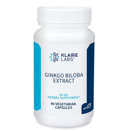 Klaire Labs Ginkgo Biloba - Hypoallergenic Standardized 80mg Gink...