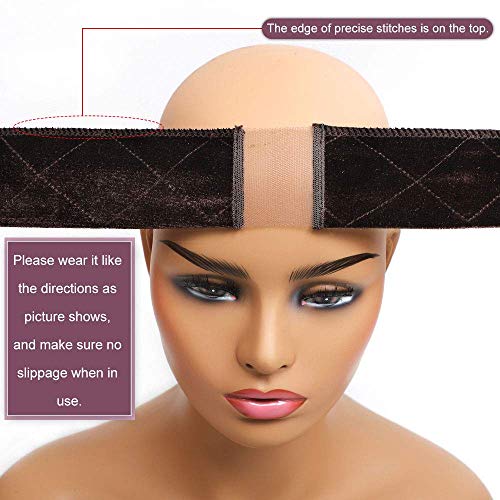 Wig Grip Headband for Wigs and Hats Velvet Non-slip Hair Band Com...