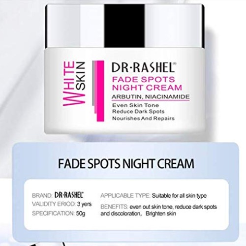 Dr Rashel Whitening Fade Spot Night Cream Removes Dark Spot Disco...