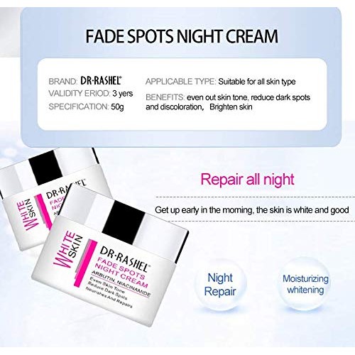 Dr Rashel Whitening Fade Spot Night Cream Removes Dark Spot Disco...