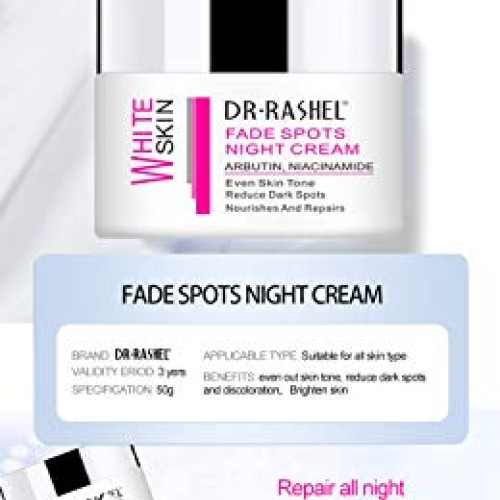 Dr Rashel Whitening Fade Spot Night Cream Removes Dark Spot Disco...