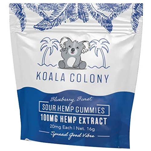 Koala Colony Hemp Gummies – 100mg Natural Hemp Extract – Blueberr...