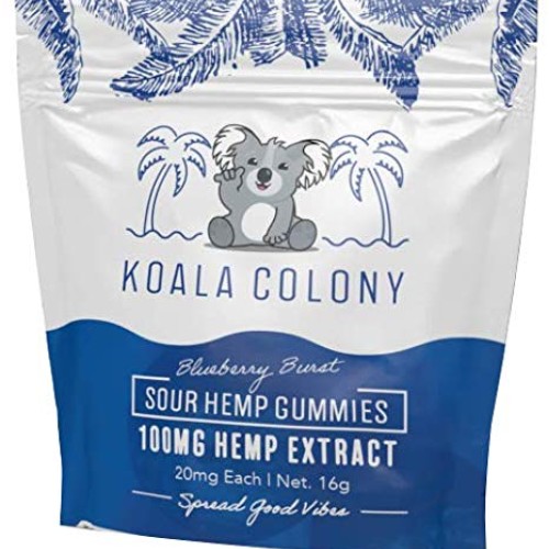 Koala Colony Hemp Gummies – 100mg Natural Hemp Extract – Blueberr...