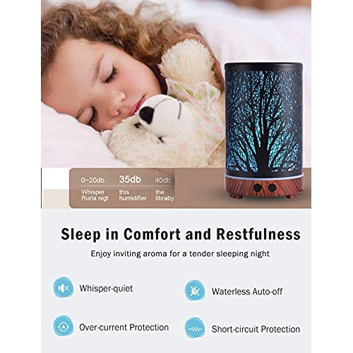 Essential Oil Diffuser, Ultrasonic Diffusers for Essential Oils 1...