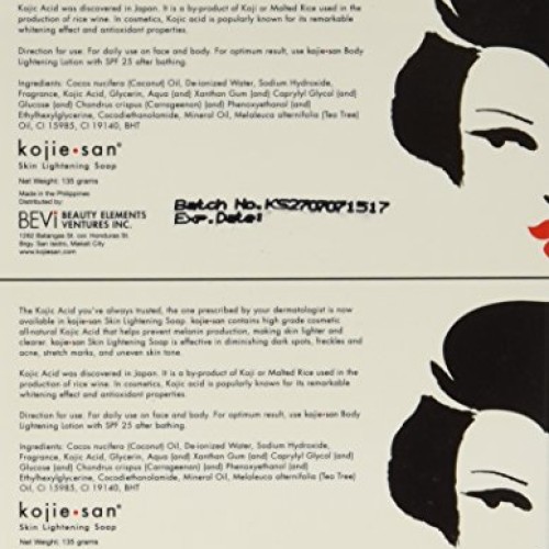 Kojie San Skin Lightening Soap 135g 4-Pack