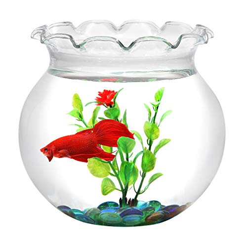 Koller Products 1 Gallon Fish Bowl - Impact-Resistant Plastic