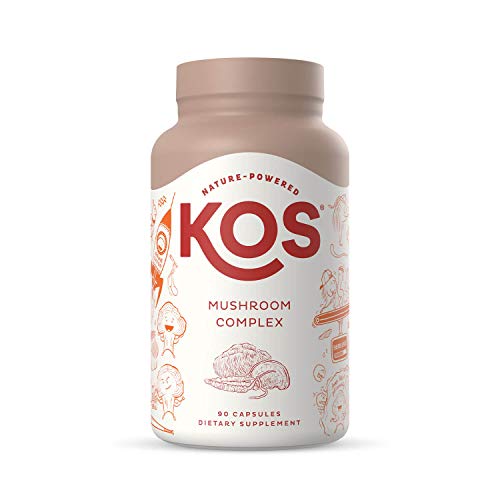 KOS Mushroom Complex Capsules - Nootropic Supplement with Lions M...