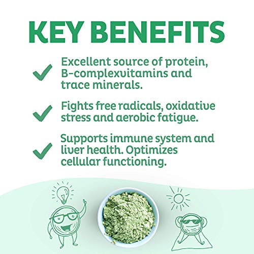 KOS Organic Chlorella Powder - Non-Irradiated, Neutral Tasting - ...