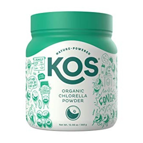 KOS Organic Chlorella Powder - Non-Irradiated, Neutral Tasting - ...