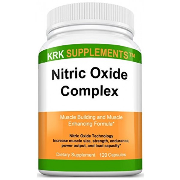 1 Bottle Nitric Oxide Complex 3500mg Per Serving L-Arginine HCL A...