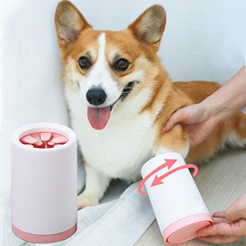 Kwispel Dog Paw Cleaner - Portable Dog Paw Cleaner Foot Washer Cu...