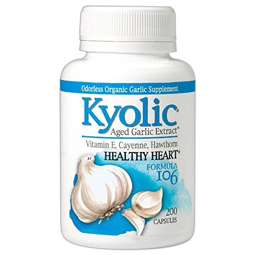 Kyolic Aged Garlic Extract Formula 106 Circulation, 200 Capsules