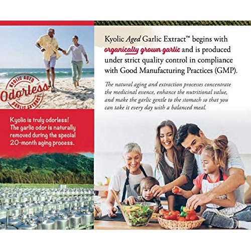 Kyolic Aged Garlic Extract Liquid Vegetarian Cardiovascular Suppl...