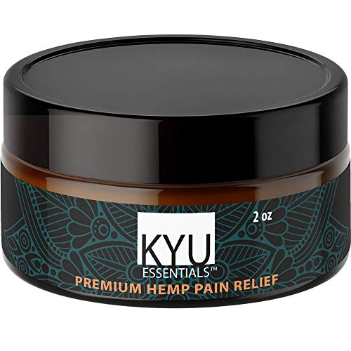 Organic Hemp Natural Pain Relief Cream 500mg by KYU - Therapy for...