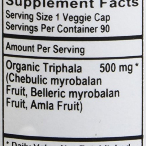 L A NATURALS Triphala 90 Vgc, 0.02 Pound