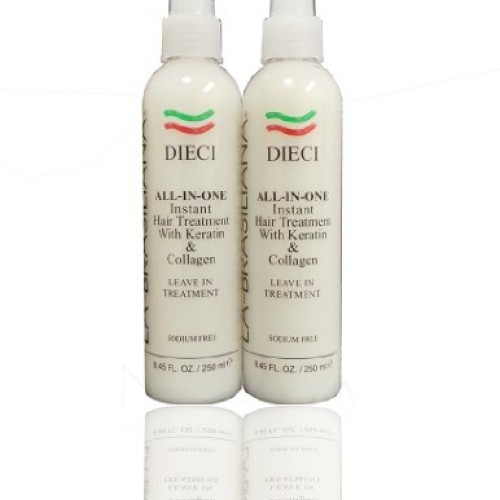 La-Brasiliana Dieci All-In-One Instant Hair Treatment, 8.45 fl.oz...